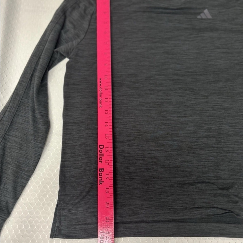 Adidas Girls V.COLORS Three Stripes Long Sleeve Melange Training T-shirt Nwt L14 - Picture 11 of 16